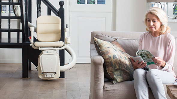 Handicare Freecurve stairlift Handicare Freecurve stairlift